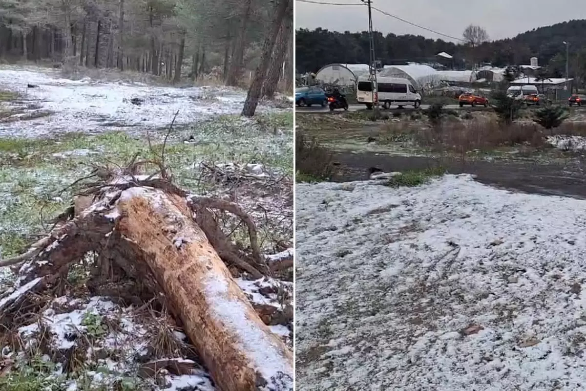 İSTANBUL'DA BEKLENEN KAR YAĞIŞI BAŞLADI