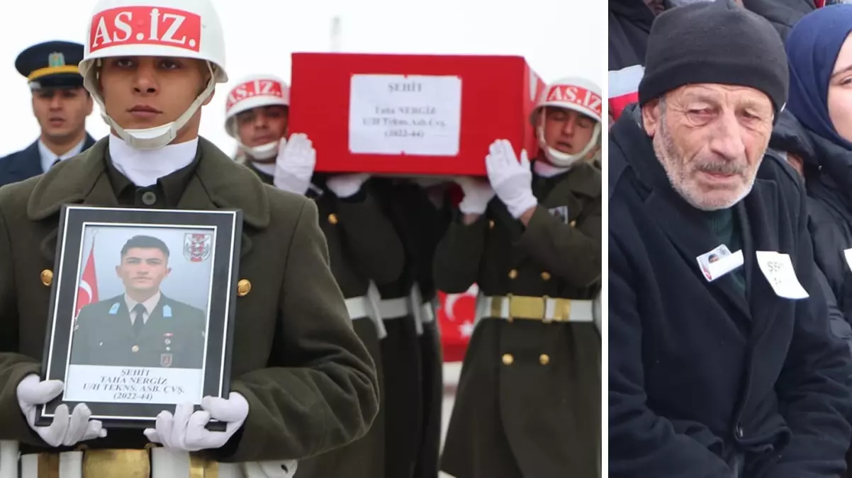 ŞEHİT NERGİZ'İN CENAZESİNDE BABASININ FERYADI YÜREKLERİ DAĞLADI