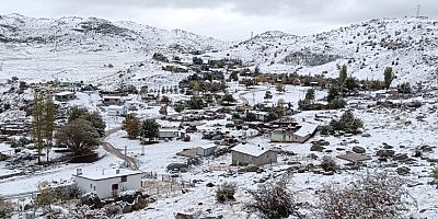 AKSEKİ YAYLALARI BEYAZA BÜRÜNDÜ