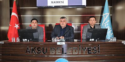 AKSU BELEDİYESİ ŞUBAT AYI MECLİS TOPLANTISI YAPILDI