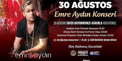 ALANYA'DA ZAFER BAYRAMI COŞKUSU YAŞANACAK 