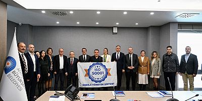 BÜYÜKŞEHİR BELEDİYESİ’NE ISO 50001 BELGESİ TESLİM EDİLDİ