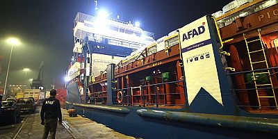 TÜRKİYE'DEN FİLİSTİN'E 102 TON YARDIM MALZEMESİ GÖNDERİLDİ