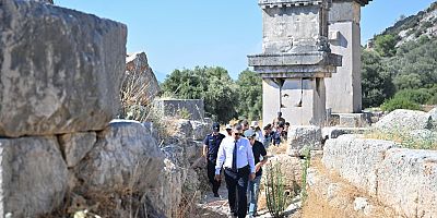 VALİ ŞAHİN’DEN PATARA VE KSANTHOS’A İNCELEME