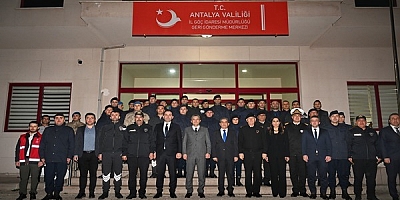 VALİ ŞAHİN: HUZUR VE GÜVEN İÇİN GÖREV BAŞINDAYIZ